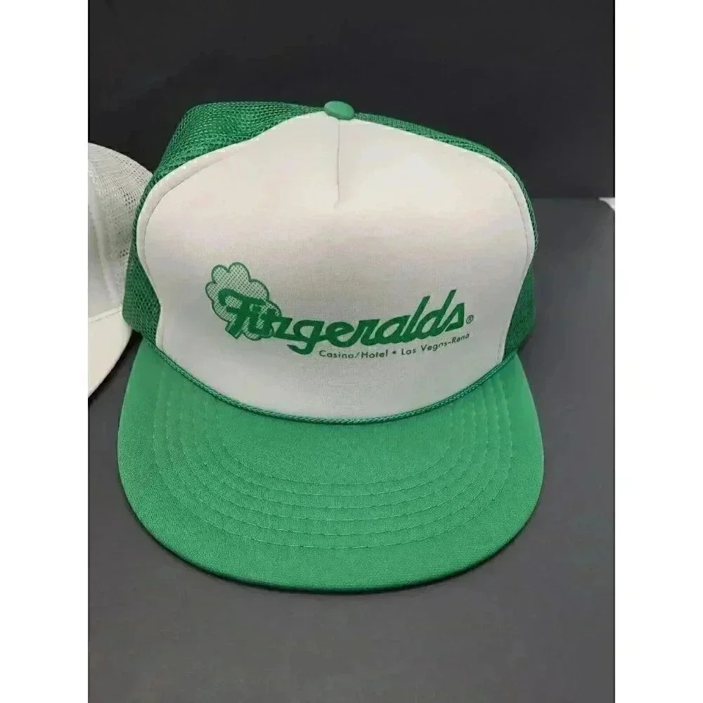 Vintage Fitzgeralds Casino/ Hotel Mesh Back Trucker Hat New Lot of 2